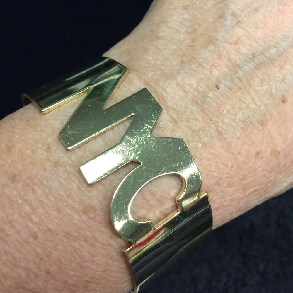 Gold Tone NYC CUFF BRACELET